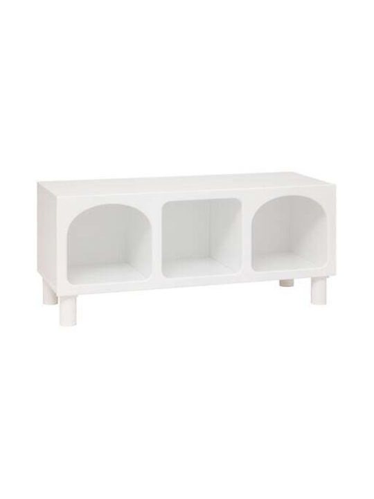 Ξύλινη Παιδική Συρταριέρα 3 Ράφια 90 X 32 X 40 Cm Λευκό 205867 Atmosphera