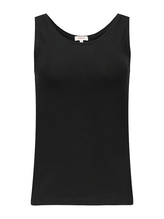 Red Label Bluza Damă Bumbac Fără Mâneci Neagră
