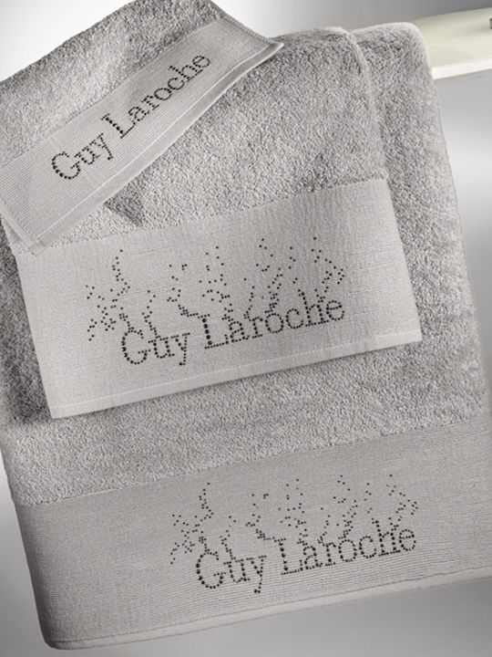 Guy Laroche Set Prosoape de Baie 3 buc Pandora Argint Greutate 500gr/m²