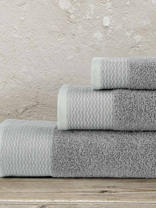 Kocoon Bath Towel Set 3pcs Vertigo Vertigo Weight 450gr/m²