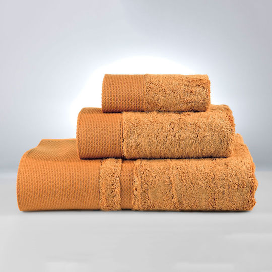 Down Town Home Handtuch-Set 3 Stück Rosa Dijon Gewicht 600gr/m²