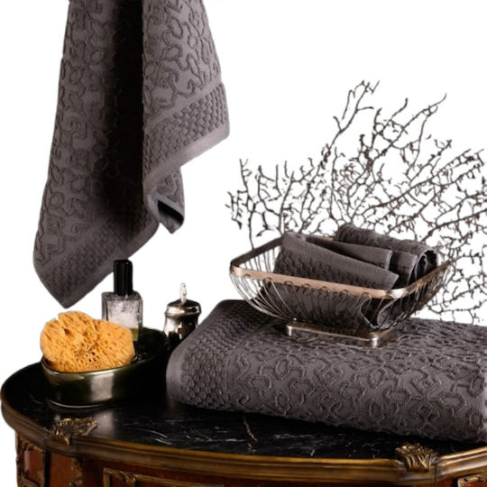 Melinen Bath Towel Set 3pcs Norya Anthracite Weight 500gr/m²