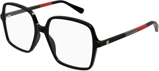 Gucci Γυναικείος Σκελετός Γυαλιών Μαύρος GG1003O 008