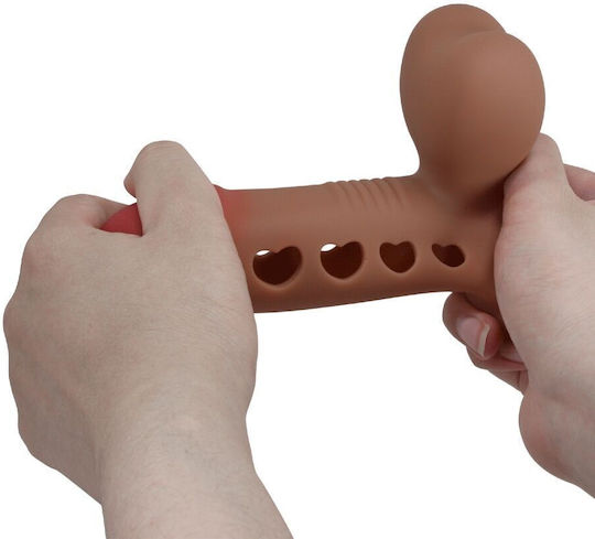 Pretty Love Penis Sleeve Προέκταση Πέους Καφέ