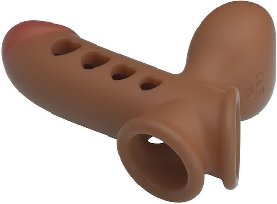 Pretty Love Penis Sleeve Προέκταση Πέους Καφέ
