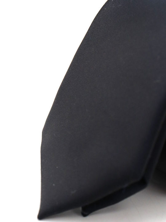 Hugo Men's Tie Silk Monochrome in Blue Color