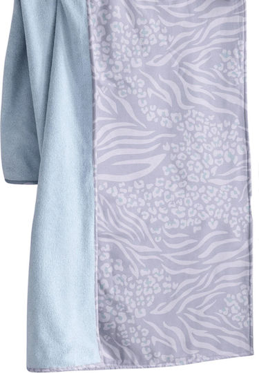 Nima Masia Lilac Cotton Beach Towel 160x90cm