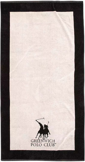 Greenwich Polo Club Beach Towel Cotton Gray 180x90cm.