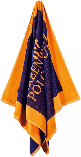 Greenwich Polo Club Beach Towel Cotton Orange 180x90cm.