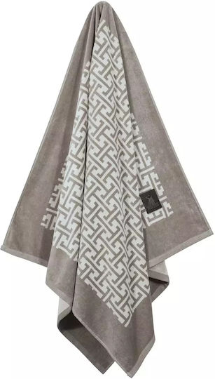 Greenwich Polo Club Beach Towel Cotton Beige 180x90cm.