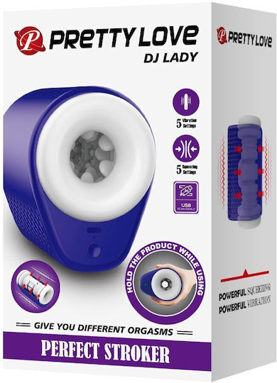 Pretty Love Lady Male Мастурбатор с вибрация BI-242711 1бр