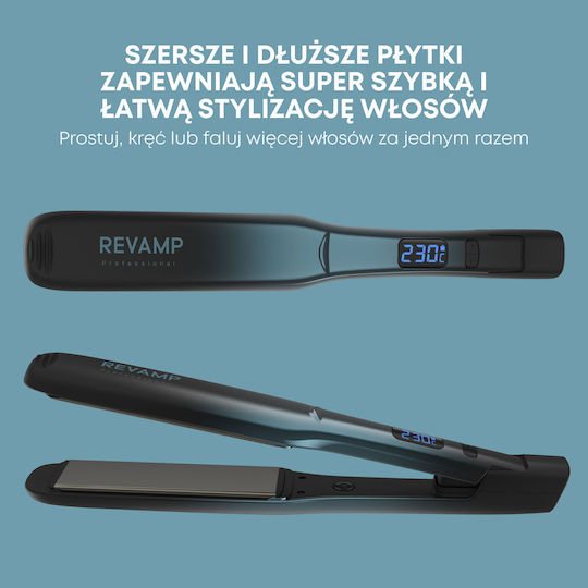 Revamp St-2000 Πρέσα Μαλλιών με Ατμό και Κεραμικές Πλάκες Ionic