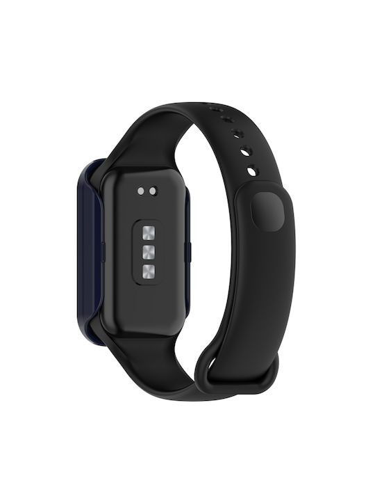 Plastic Case in Blue color for Xiaomi Smart Band 8, Redmi Band 2