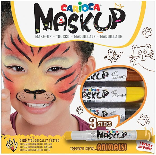 Mask Up Animals Carnival Face Painting 6gr