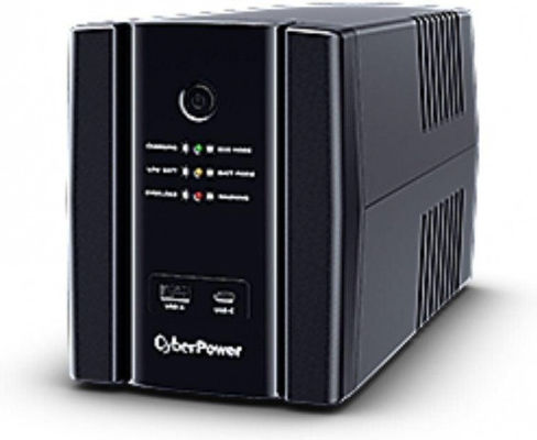 CyberPower UT1500EG UPS Line-Interactive 1500VA 900W με 4 Schuko Πρίζες