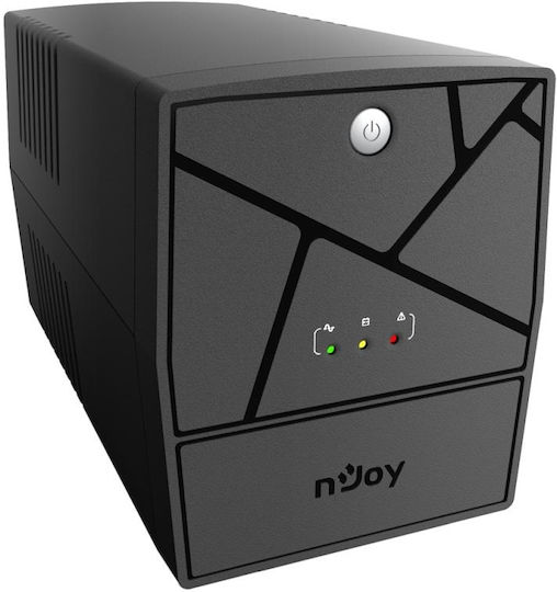 NJOY Keen 2000 USB UPS Line-Interactive 2000VA 1200W with 4 Schuko AC Outlets