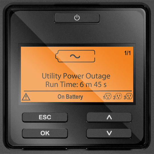 APC Smart-UPS SRT On-Line 2200VA 1980W με 8 IEC Πρίζες
