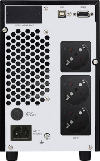 FSP/Fortron Champ Tower UPS On-Line 2000VA 1800W με 4 IEC Πρίζες