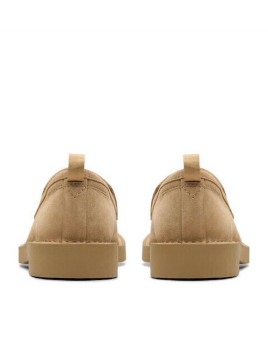 Clarks Martock Suede Leather Loafers Mocasini barbati in Bej Culori Clarks Martock Suede Leather Loafers Mocasini barbati in Bej Culori
