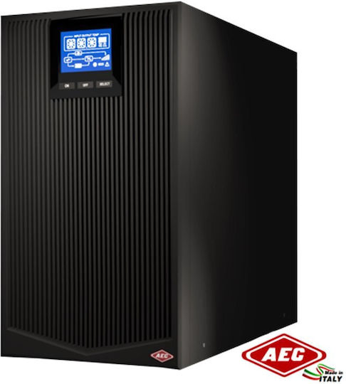 AEC IST3 UPS On-Line 2000VA με 3 Schuko Πρίζες