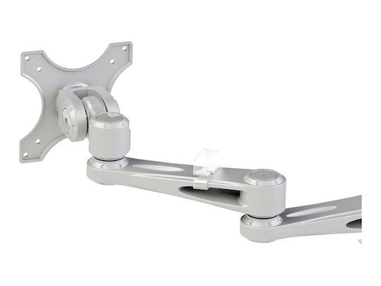 Newstar FPMA-D935D Βάση Γραφείου για 2 Οθόνες έως 27" με Βραχίονα Ασημί