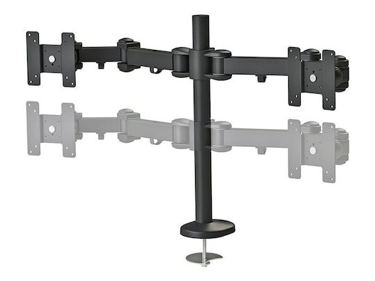 Neomounts FPMA-D960DG Desktop Stand for 2 Monitors up to 27" with Arm