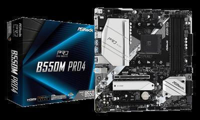 ASRock Placă de bază B550M Pro4 Micro ATX cu Socket AMD AM4 90-MXBDK0-A0UAYZ