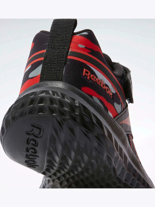 Rush Runner Rush Runner 5 Kids Sports Shoes Running with Hoop & Loop Closure Black