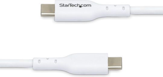 StarTech Cablu USB 2.0 USB-C Masculin - USB-C 60W PD Alb 2m USB2CC2MNCWHE
