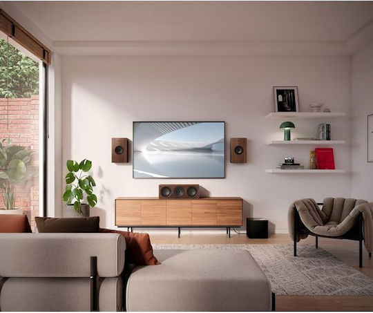 Kef Q4 Meta Hi-Fi Speaker Wall Mounted 2 No of Drivers W25xD14.2xH40cm. Black