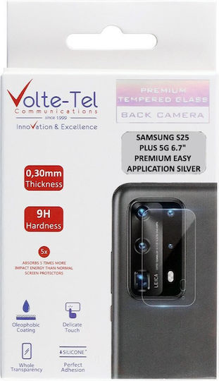 Volte-Tel Premium Easy Application Протектор за камера Закалено стъкло Сребрист за Samsung S25 Plus 5G