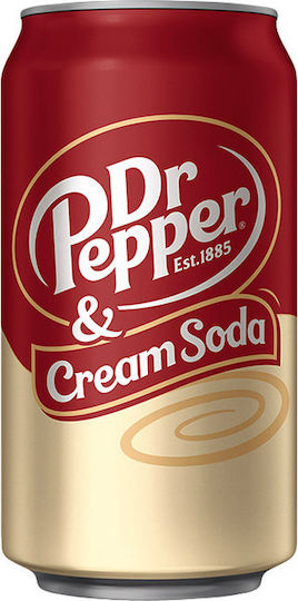 Dr. Pepper Cola Κρεμώδης Βανίλια με Ανθρακικό σε Κουτί 330ml