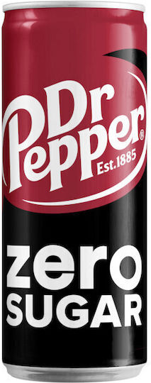 Dr. Pepper Zero Cola με Ανθρακικό σε Κουτί 330ml