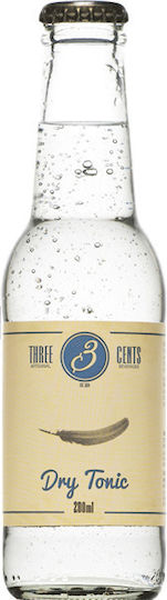 Three Cents Dry Tonic cu carbonatare în Sticlă 200ml
