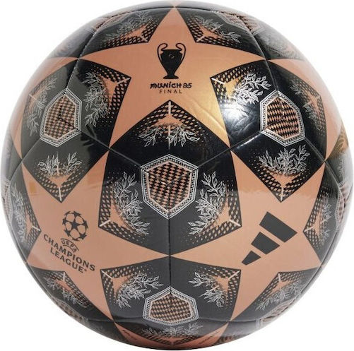 adidas Uefa Μπάλα Ποδοσφαίρου Μαύρη