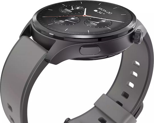 HAMA 9000 47mm Smartwatch με SIM και Παλμογράφο (Γκρι)