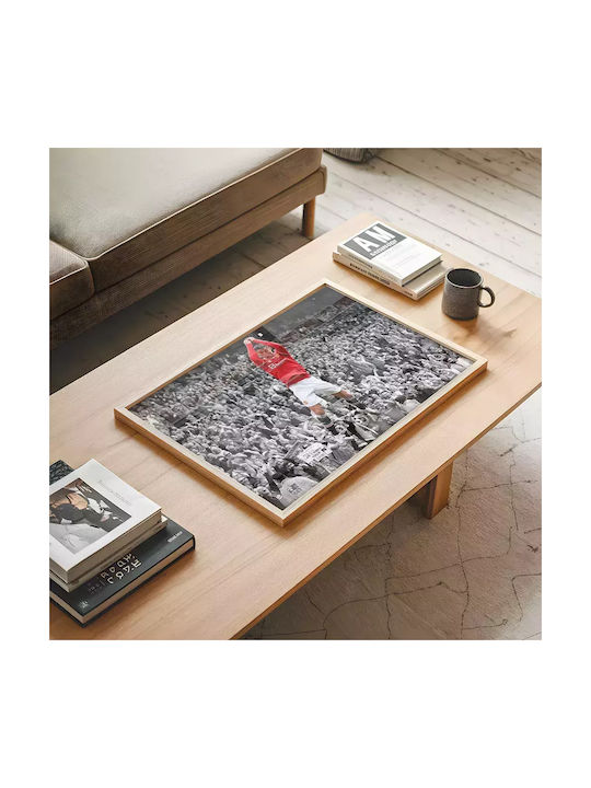 Poster Cristiano Ronaldo Sc032 21cm X 30cm White Wooden Frame