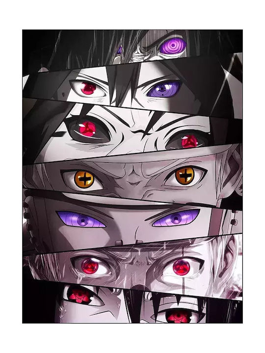 Naruto Eyes Frame Wooden 30x40cm
