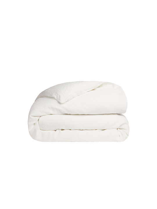 Sunshine Duvet Cover Cotton Double 200x250 Feelings 100 White