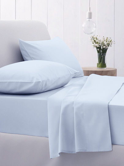 Sunshine Duvet Cover Cotton Double 200x250 Cotton Feelings 103 Light Blue
