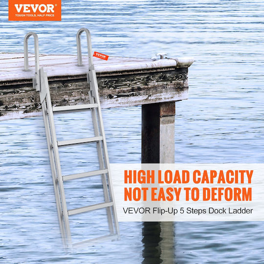 Vevor 5 Steps Boat Ladder