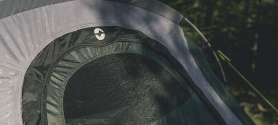 Outwell Earth 3 Plus Σκηνή Camping Τούνελ Ορειβασίας Πράσινη 4 Εποχών για 3 Άτομα Αδιάβροχη 3000mm 200x415x120εκ.