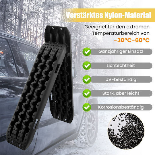 Costway Πίνακες Έλξης Offroad Ενισχυμένο Νάιλον Αντίξοες Συνθήκες Au10011dk
