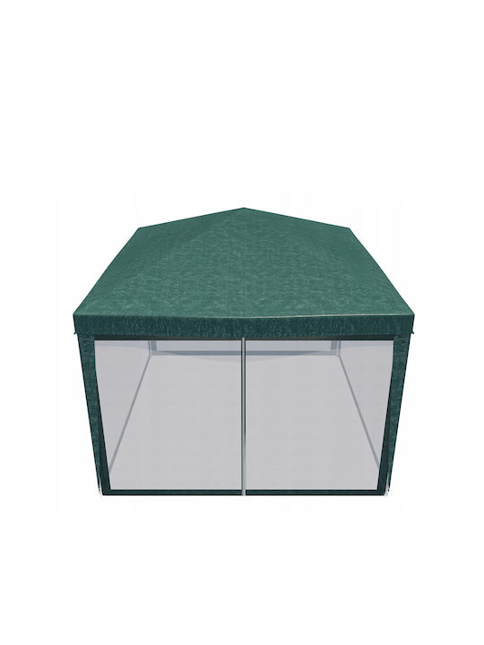 Square Pavilion Insect Netting Zipper 3x3m Green