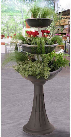 Bama Trevy Suport de plante din plastic Gri 50bucx50bucx114buccm.