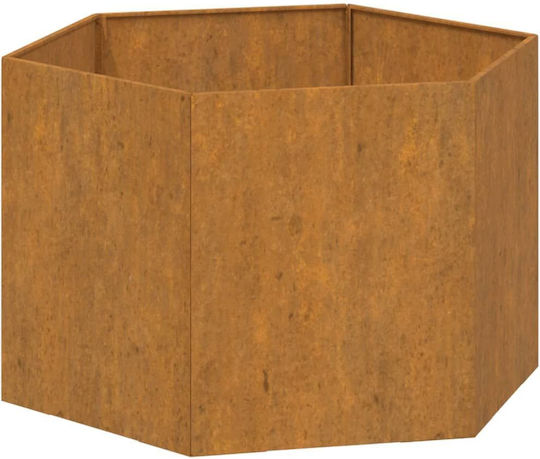 vidaXL Suport pentru ghiveci Metal Cupru 60bucx60bucx45buccm.