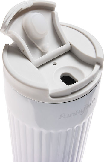Gim Funky Fish Oțel Inoxidabil Sticlă Pentru Copii Termos Cu Capac Cu Filet Antivărsare Roz 500ml