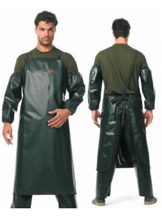 Adiavroxo (Work Aprons & Sleeves) Ποδιά Εργασίας Πράσινη 5809-001