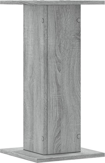 vidaXL Pflanzenständer Holz Grau 30cmx30cmx60cmcm. 2Stück