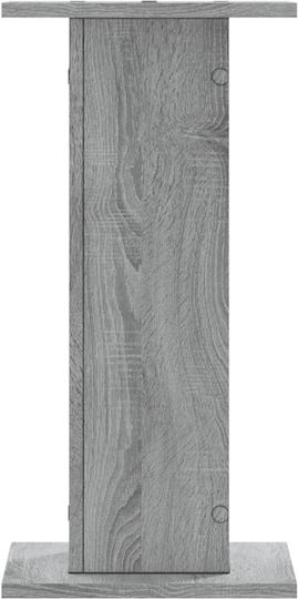 vidaXL Pflanzenständer Holz Grau 30cmx30cmx60cmcm. 2Stück